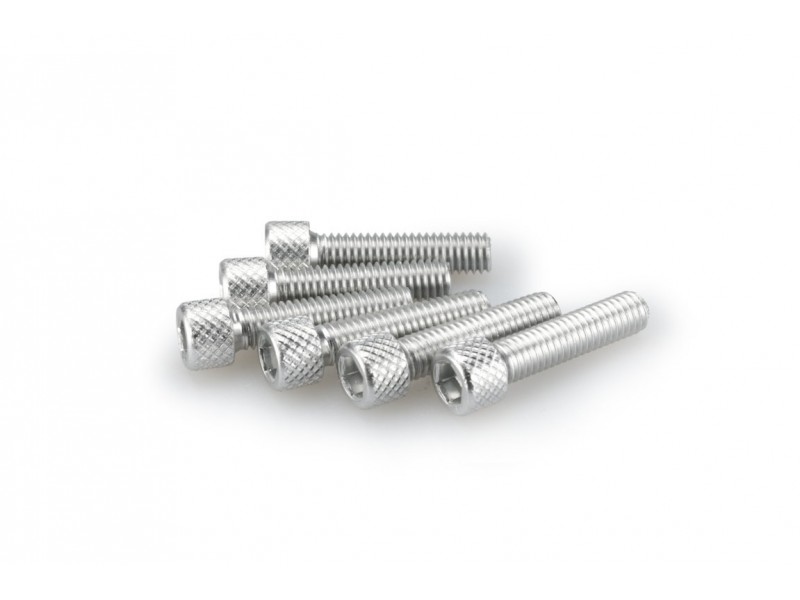 Screws PUIG ANODIZED 0544P argintiu M6 x 25mm (6pcs) Screws PUIG ANODIZED 0544P argintiu M6 x 25mm (6pcs)