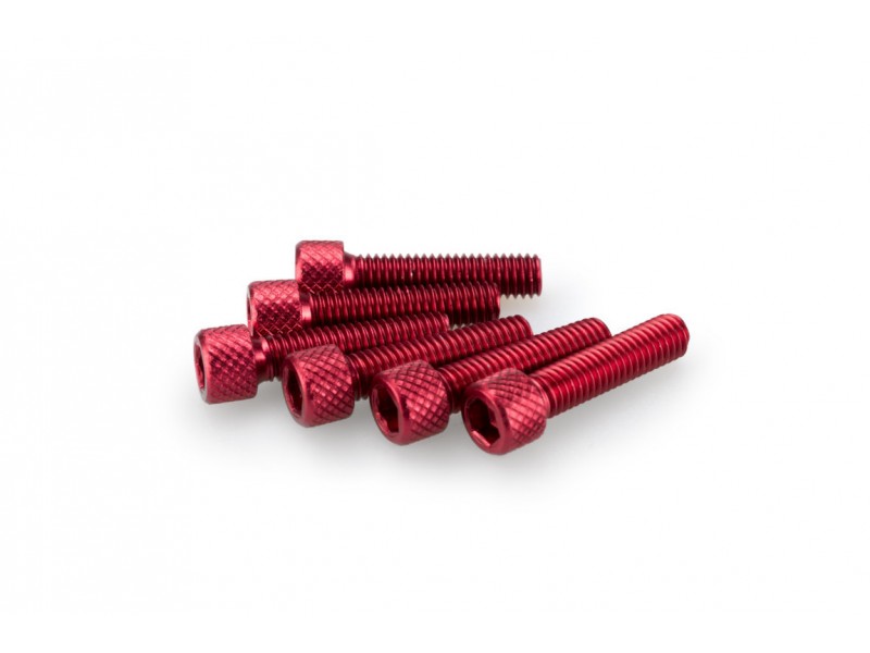 Screws PUIG ANODIZED 0544R Rosu M6 x 25mm (6pcs) Screws PUIG ANODIZED 0544R Rosu M6 x 25mm (6pcs)