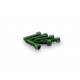 Screws PUIG ANODIZED 0544V verde M6 x 25mm (6pcs)