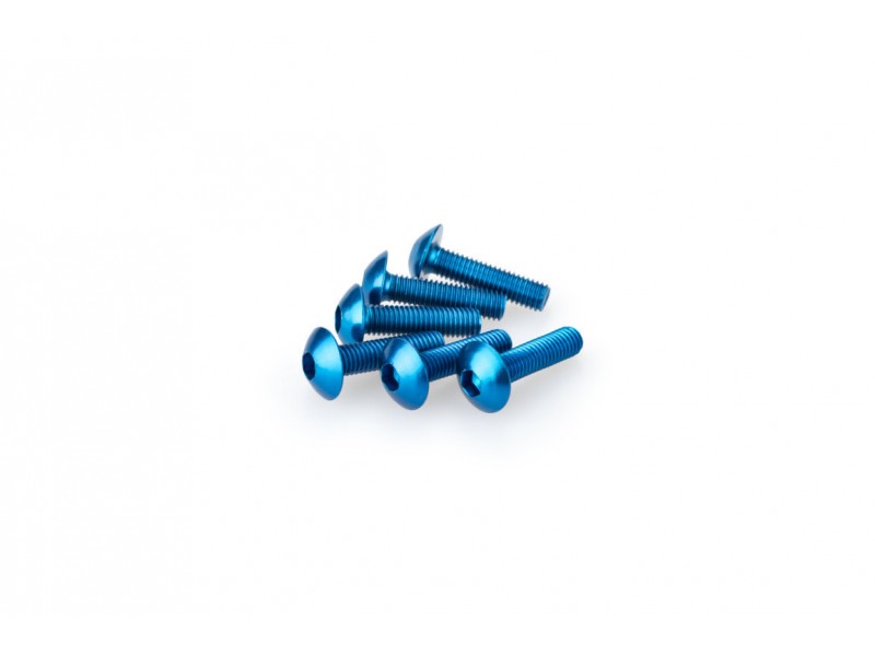 Screws PUIG ANODIZED 0550A Albastru M5 x 20mm (6pcs) Screws PUIG ANODIZED 0550A Albastru M5 x 20mm (6pcs)