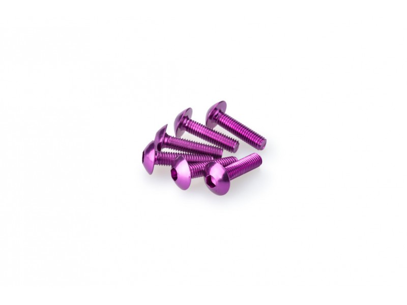 Screws PUIG ANODIZED 0550L violet M5 x 20mm (6pcs)