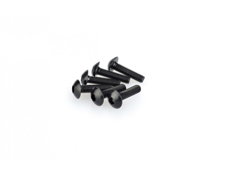 Screws PUIG ANODIZED 0550N Negru M5 x 20mm (6pcs)