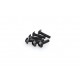 Screws PUIG ANODIZED 0550N Negru M5 x 20mm (6pcs)