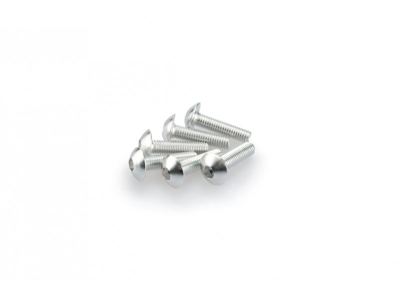 Screws PUIG ANODIZED 0550P argintiu M5 x 20mm (6pcs) Screws PUIG ANODIZED 0550P argintiu M5 x 20mm (6pcs)