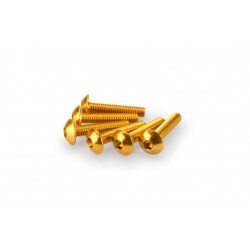 Screws PUIG ANODIZED 0610G galben M5 x 25mm (6pcs) Screws PUIG ANODIZED 0610G galben M5 x 25mm (6pcs)
