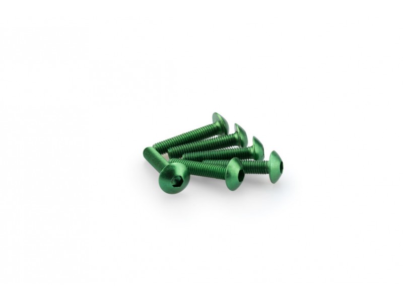 Screws PUIG ANODIZED 0610V verde M5 x 25mm (6pcs)