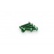Screws PUIG ANODIZED 0610V verde M5 x 25mm (6pcs)