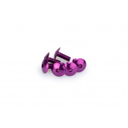 Screws PUIG ANODIZED 0611L violet M6 x 15mm (6pcs) Screws PUIG ANODIZED 0611L violet M6 x 15mm (6pcs)