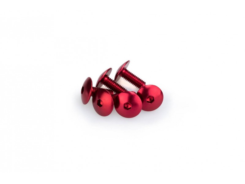 Screws PUIG ANODIZED 0611R Rosu M6 x 15mm (6pcs) Screws PUIG ANODIZED 0611R Rosu M6 x 15mm (6pcs)