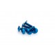 Screws PUIG ANODIZED 0657A Albastru M6 x 20mm (6pcs)