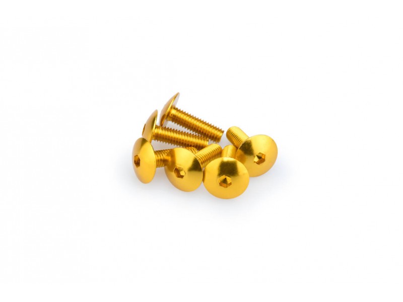 Screws PUIG ANODIZED 0657G galben M6 x 20mm (6pcs)