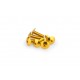 Screws PUIG ANODIZED 0657G galben M6 x 20mm (6pcs)