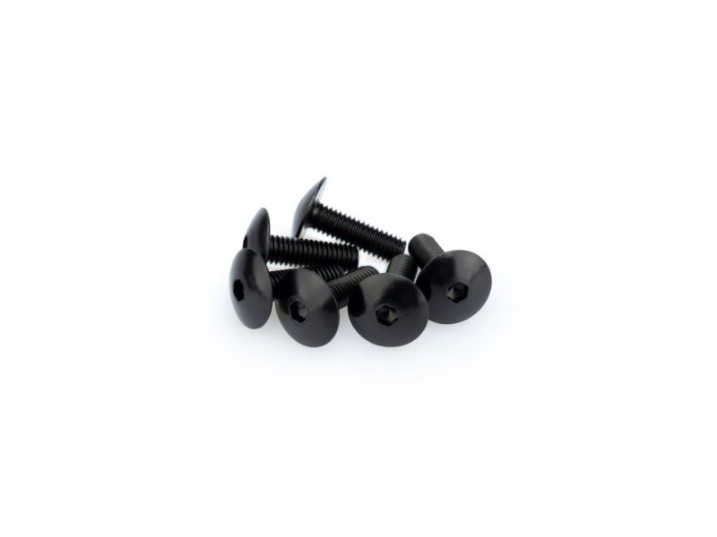 Screws PUIG ANODIZED 0657N Negru M6 x 20mm (6pcs)