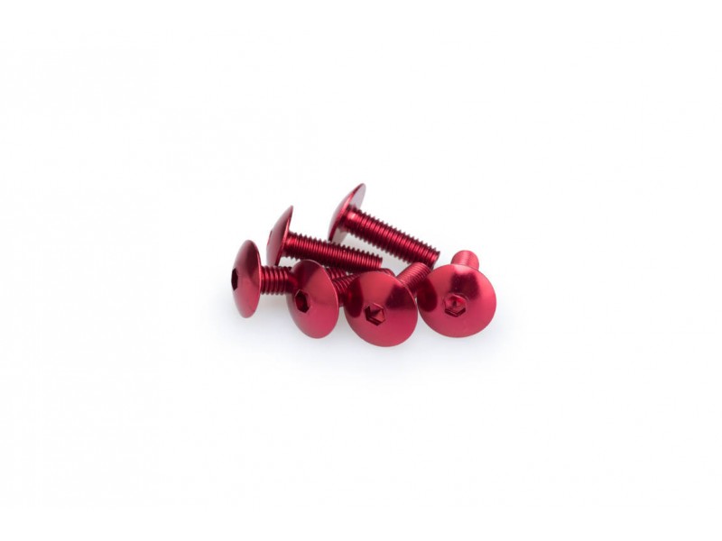 Screws PUIG ANODIZED 0657R Rosu M6 x 20mm (6pcs) Screws PUIG ANODIZED 0657R Rosu M6 x 20mm (6pcs)