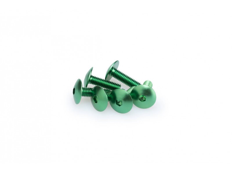 Screws PUIG ANODIZED 0657V verde M6 x 20mm (6pcs) Screws PUIG ANODIZED 0657V verde M6 x 20mm (6pcs)
