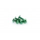 Screws PUIG ANODIZED 0657V verde M6 x 20mm (6pcs) Screws PUIG ANODIZED 0657V verde M6 x 20mm (6pcs)
