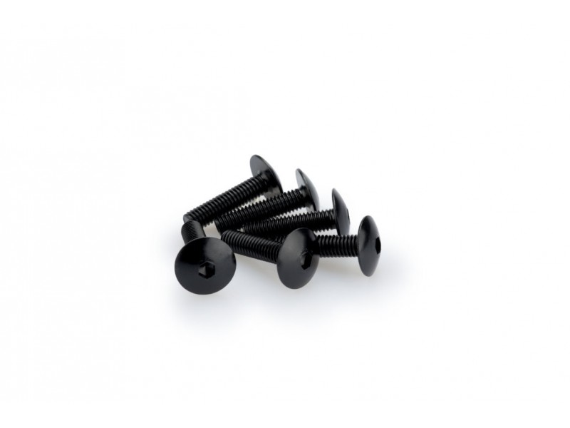 Screws PUIG ANODIZED 0689N Negru M6 x 25mm (6pcs)