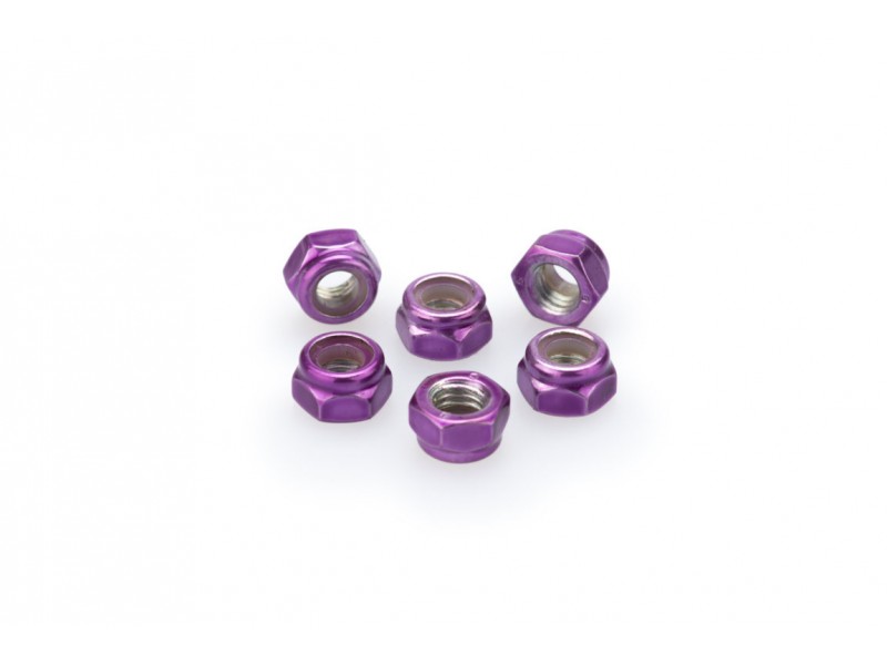 Nuts PUIG ANODIZED 0735L violet M5 (6pcs)