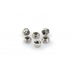Nuts PUIG ANODIZED 0735P argintiu M5 (6pcs) Nuts PUIG ANODIZED 0735P argintiu M5 (6pcs)