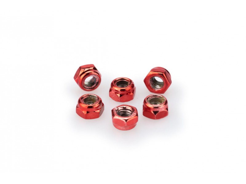 Nuts PUIG ANODIZED 0735R Rosu M5 (6pcs) Nuts PUIG ANODIZED 0735R Rosu M5 (6pcs)