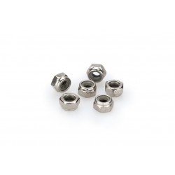 Nuts PUIG ANODIZED 0736P argintiu M6 (6pcs) Nuts PUIG ANODIZED 0736P argintiu M6 (6pcs)