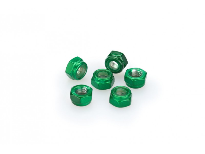 Nuts PUIG ANODIZED 0736V verde M6 (6pcs) Nuts PUIG ANODIZED 0736V verde M6 (6pcs)