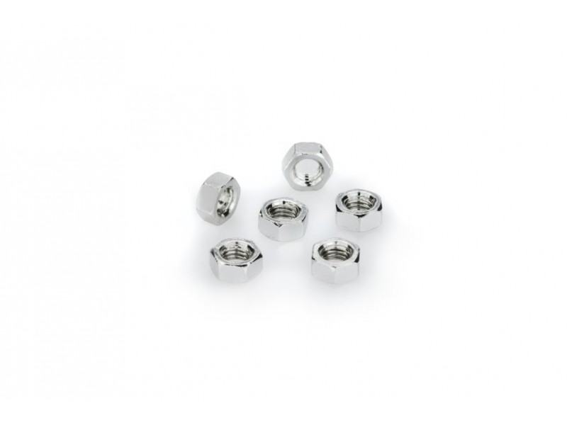 Nuts PUIG ANODIZED 0763P argintiu M5 (6pcs) Nuts PUIG ANODIZED 0763P argintiu M5 (6pcs)
