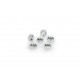 Nuts PUIG ANODIZED 0763P argintiu M5 (6pcs) Nuts PUIG ANODIZED 0763P argintiu M5 (6pcs)