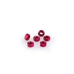Nuts PUIG ANODIZED 0763R Rosu M5 (6pcs) Nuts PUIG ANODIZED 0763R Rosu M5 (6pcs)
