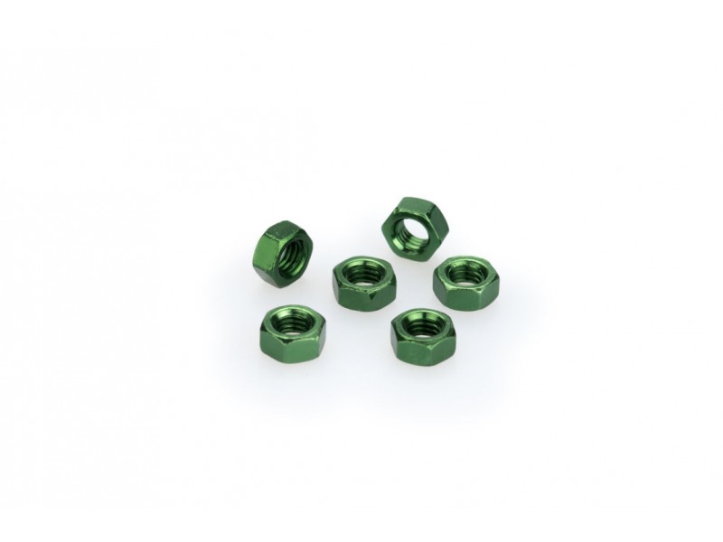 Nuts PUIG ANODIZED 0763V verde M5 (6pcs)