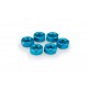 Nuts PUIG ANODIZED 0764A Albastru M6 (6pcs)
