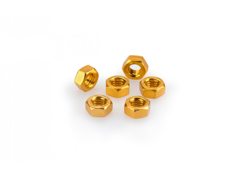 Nuts PUIG ANODIZED 0764G galben M6 (6pcs) Nuts PUIG ANODIZED 0764G galben M6 (6pcs)