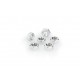 Nuts PUIG ANODIZED 0764P argintiu M6 (6pcs)