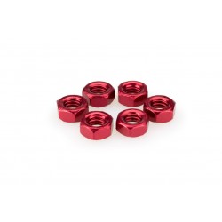 Nuts PUIG ANODIZED 0764R Rosu M6 (6pcs) Nuts PUIG ANODIZED 0764R Rosu M6 (6pcs)