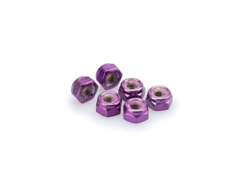 Nuts PUIG ANODIZED 0832L violet M8 (6pcs) Nuts PUIG ANODIZED 0832L violet M8 (6pcs)