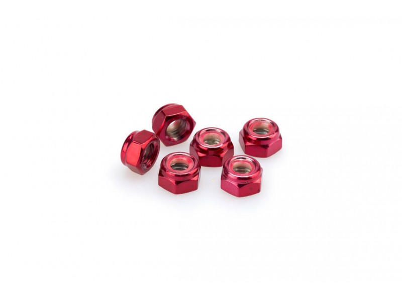 Nuts PUIG ANODIZED 0832R Rosu M8 (6pcs)
