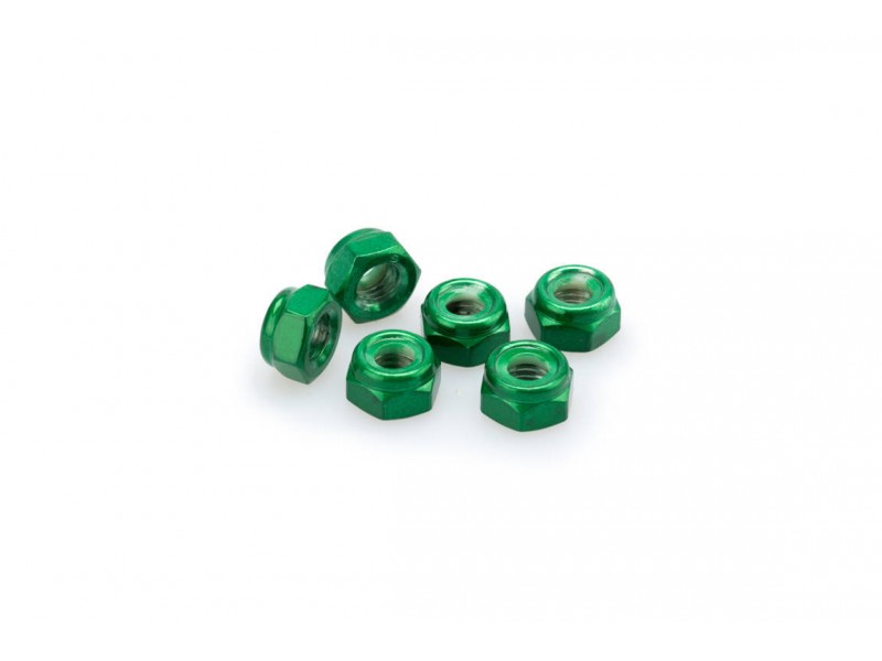 Nuts PUIG ANODIZED 0832V verde M8 (6pcs) Nuts PUIG ANODIZED 0832V verde M8 (6pcs)