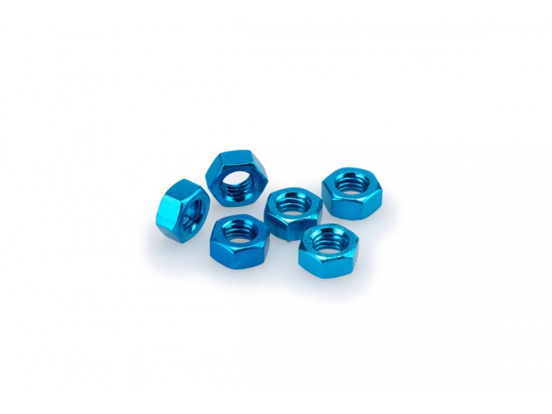 Nuts PUIG ANODIZED 0863A Albastru M8 (6pcs) Nuts PUIG ANODIZED 0863A Albastru M8 (6pcs)