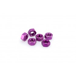 Nuts PUIG ANODIZED 0863L violet M8 (6pcs) Nuts PUIG ANODIZED 0863L violet M8 (6pcs)