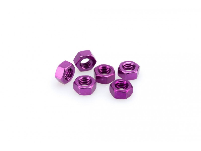 Nuts PUIG ANODIZED 0863L violet M8 (6pcs)