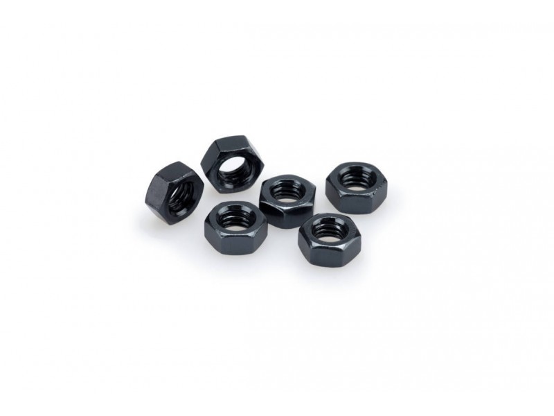 Nuts PUIG ANODIZED 0863N Negru M8 (6pcs)