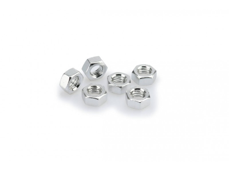 Nuts PUIG ANODIZED 0863P argintiu M8 (6pcs) Nuts PUIG ANODIZED 0863P argintiu M8 (6pcs)