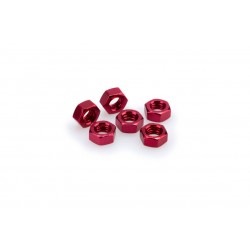Nuts PUIG ANODIZED 0863R Rosu M8 (6pcs)