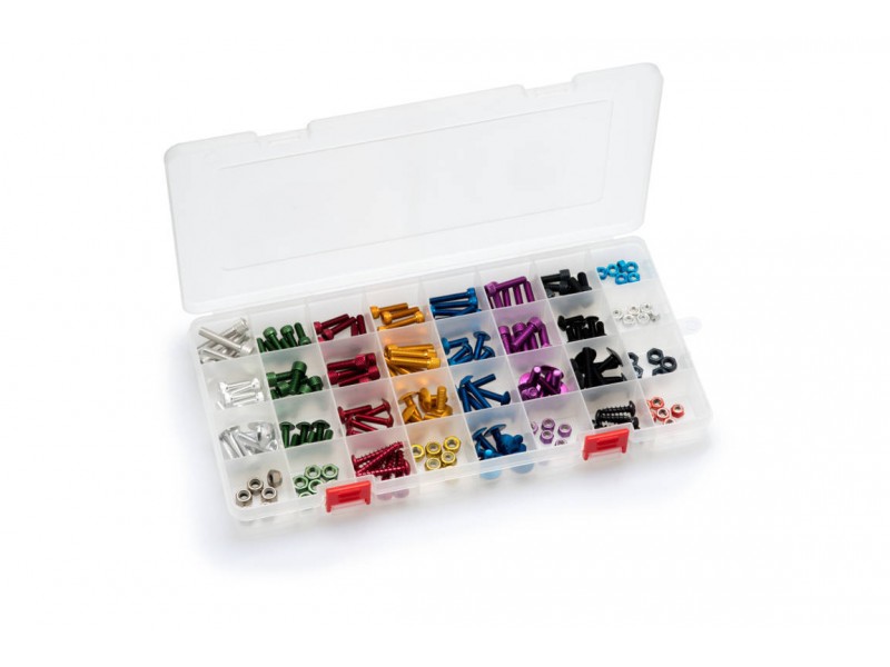 Plastic box PUIG ANODIZED 3961W transparent