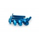 Screws PUIG ANODIZED 3995A Albastru M6 x 30mm (6pcs) Screws PUIG ANODIZED 3995A Albastru M6 x 30mm (6pcs)