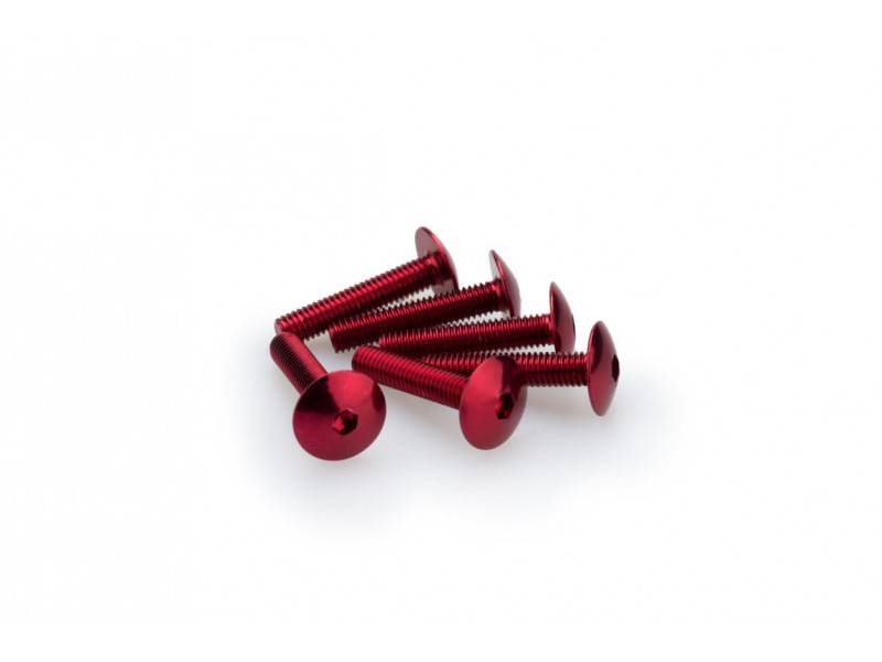 Screws PUIG ANODIZED 3995R Rosu M6 x 30mm (6pcs)
