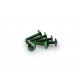 Screws PUIG ANODIZED 3995V verde M6 x 30mm (6pcs)