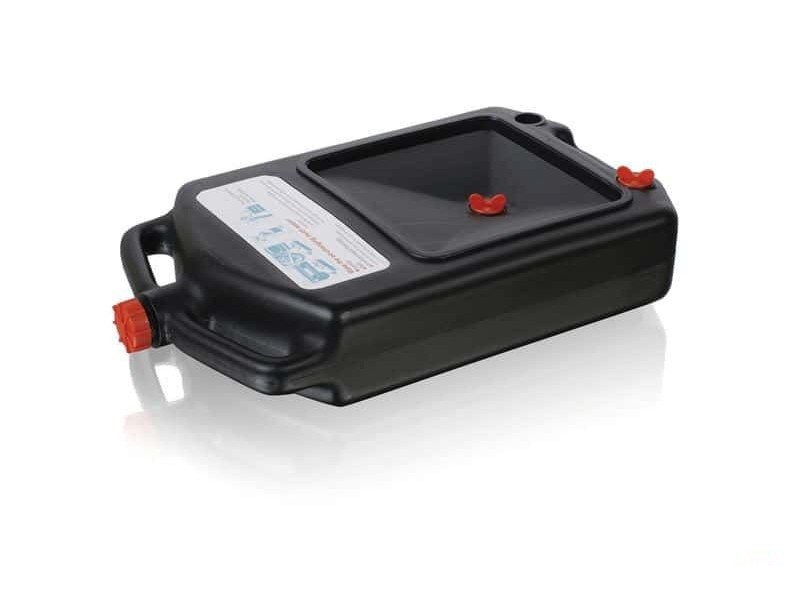 Dirty oil tank PUIG 5260N Negru 8l, 600 x 320 x 135mm