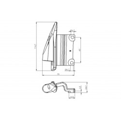 Mirror adaptor PUIG ADAPTADOR DERECHO RETROVISOR HI-TECH I,II,III,G 9548N Negru to fairing Mirror adaptor PUIG ADAPTADOR DERECHO RETROVISOR HI-TECH I,II,III,G 9548N Negru to fairing