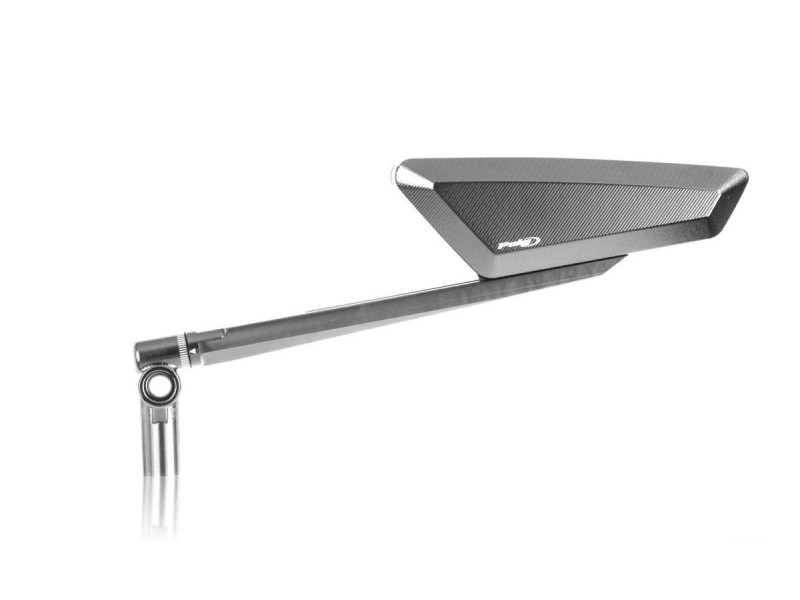 Oglinda retrovizoare PUIG HYPERNAKED 9884D anodized aluminium stanga